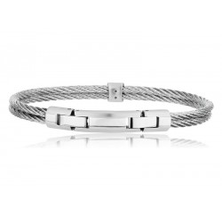 Buy Breil Men's Bracelet Cable TJ1827