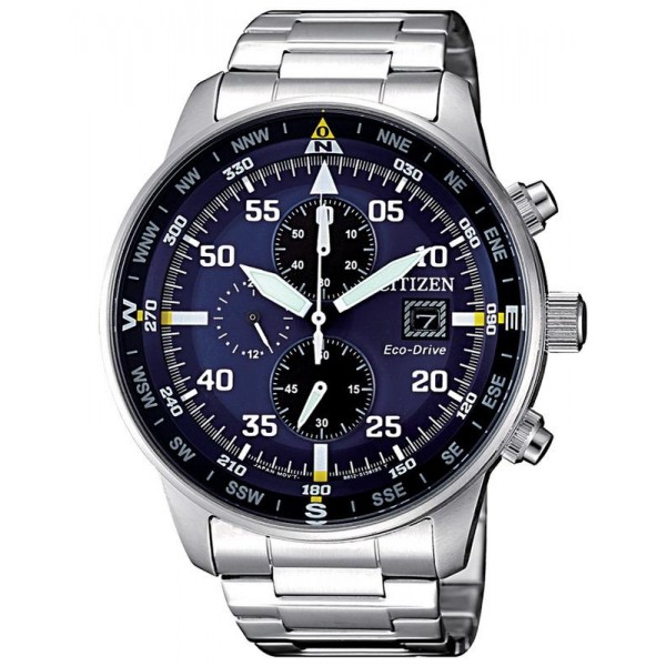 Comprare Orologio da Uomo Citizen Aviator Crono Eco-Drive CA0690-88L