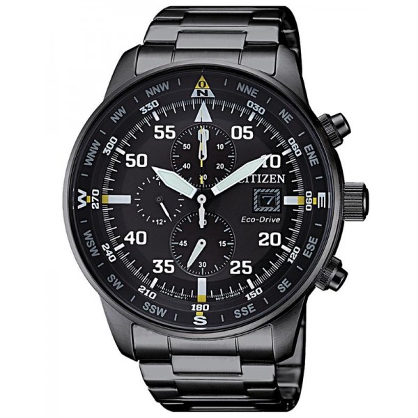 Buy Citizen Men's Watch Aviator Chrono Eco-Drive CA0695-84E