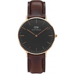 Daniel Wellington Unisex Watch Classic Black Bristol 36MM DW00100137