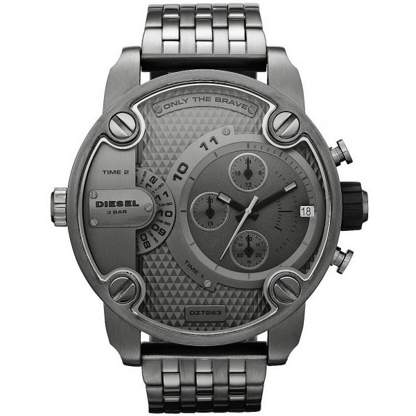 Buy Diesel Men's Watch Little Daddy DZ7263 Dual Time Chronograph