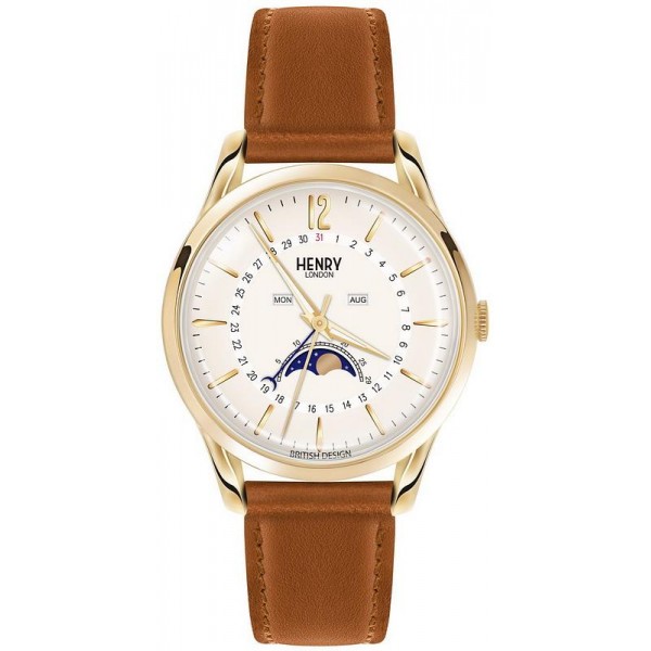 Kaufen Sie Henry London Unisexuhr Westminster HL39-LS-0148 Moonphase Quartz