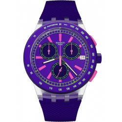 Buy Swatch Unisex Watch Chrono Plastic Purp-Lol SUSK400