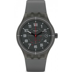 Swatch Unisexuhr Sistem51 Sistem Ash Automatik SUTM401