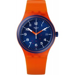 Swatch Unisexuhr Sistem51 Sistem Tangerine Automatik SUTO401