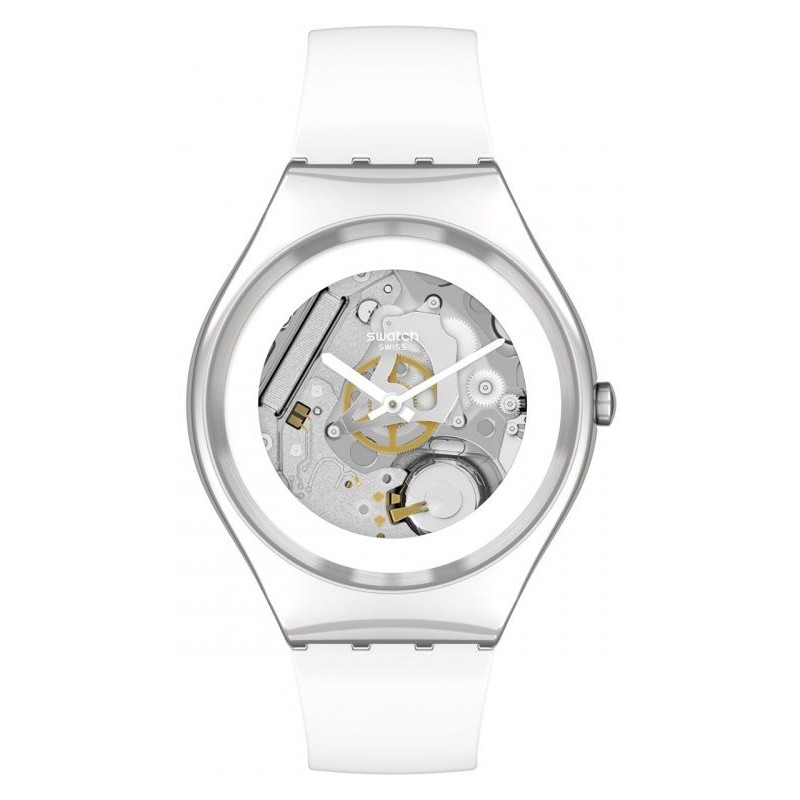 Reloj Swatch Mujer Skin Irony Pure White Irony SYXS138 - Joyería de Moda